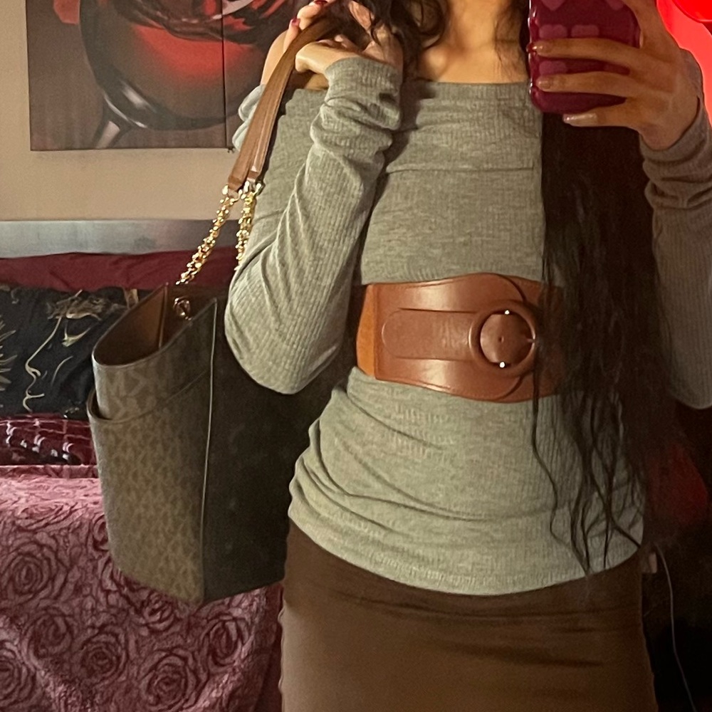 Michael Kors Brown Shoulder Bag - Picture 15 of 15